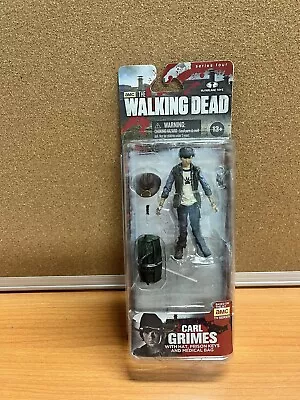 The Walking Dead TV Series 4 CARL GRIMES  McFarlane Toys AMC (Package Wear) • $14.99