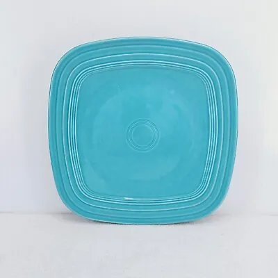 DINNER PLATE  Square  Turquoise Blue FIESTA 10.75  NEW • $19.99