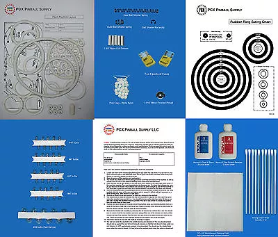 1979 Williams Flash Pinball Deluxe Tune-up Kit - Includes Rubber Ring Kit • $57.45