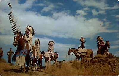 Franklin Co New York Mohawk Indians On Horseback Adirondack Region Postcard • $8.49