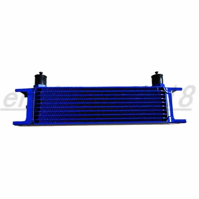 Aluminum AN10 Inlet/Outlet 10 Row Oil Cooler Engine Transmission Mocal Style • $36.53