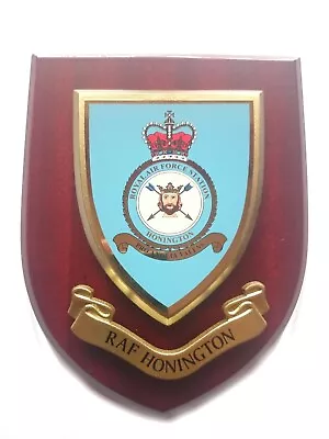 RAF Honington Wall Plaque Royal Air Force Hand Made For MOD • £21.99