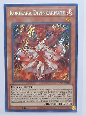 Kurikara Divincarnate - POTE-EN031 - Secret Rare - 1st Edition - Yugioh • $65.99