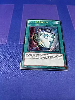 Pot Of Duality 1st Edition DREV-EN062 YuGiOh Duelist Revolution Secret Rare NM/L • $55