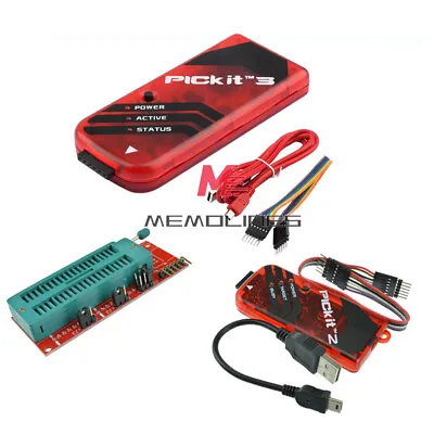 PICkit2 PICkit3 Microchip Original MPLAB PIC In-Circuit Debugger Programmer New • $21.33