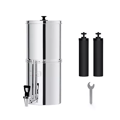 Waterdrop Gravity-fed Water Filter System9.46-Liter Stainless-steel Countertop  • £129