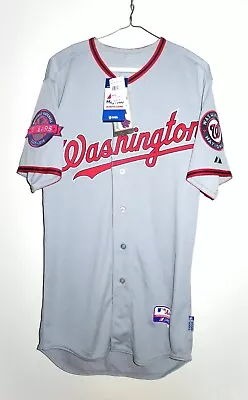 New Authentic Majestic Washington Nationals Road Cool Base Jersey 40 M • $349.99