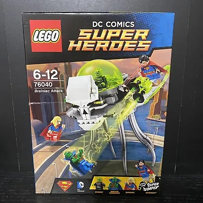 LEGO 76040 DC Super Heroes Brainiac Attack Superman Supergirl New EXPRESS POST • $229.99