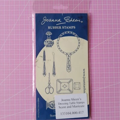 £2 • Buy Joanna Sheen Stamp Set 8 Stamps In Total Mirror, Perfume Bottle & Accessorie New