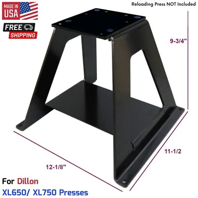 $160.15 • Buy Strong Press Riser Bench Mounting Reloading Stand For Dillon XL650/ XL750 Press