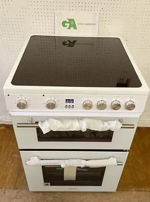 Hisense HDE3211BWUK Electric Cooker With Double Oven Catalytic Liners - White • £298