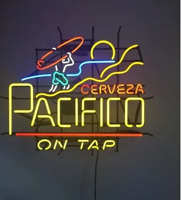 Pacifico Cerveza On Tap Neon Light Sign 24 X20  Beer Bar Decor Lamp Glass • $220.49
