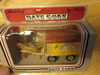 DAYS GONE HORSE DRAWN DELIVERY CART VAN  WINDMILL BAKERY  LLEDO Diecast MODEL #3 • $7.95