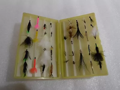 Vintage  The House Of Hardy Fly Fishing Flies Collection..35 Flies Boxed • $56.79