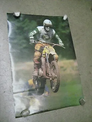 $89.99 • Buy Il' Salto The Jump Vintage Poster 1970's Moto Motorcycle Dirt Bike C510