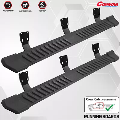 6  Running Board Nerf Bar Pickup For 99-16 FORD F250 Superduty Crew Cab V Style • $166.98