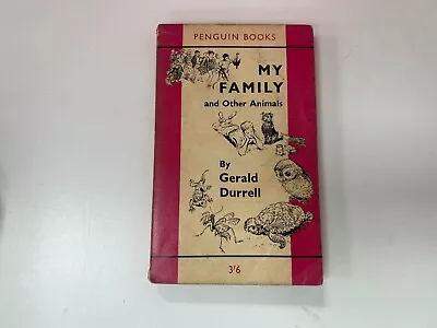 My Family And Other Animals Book By Gerald Durrell Penguin Books Vintage  #RA • £3.18