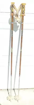 Vintage Kerma Champion Olympique Snow Ski Poles Skiing Aluminum 50  • $74.95