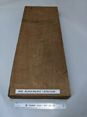 Black Walnut Plank 1-7/8  X 7-1/2 X 20 . Rough Sawn & Sanded. 50 Years Of Patina • $31.95