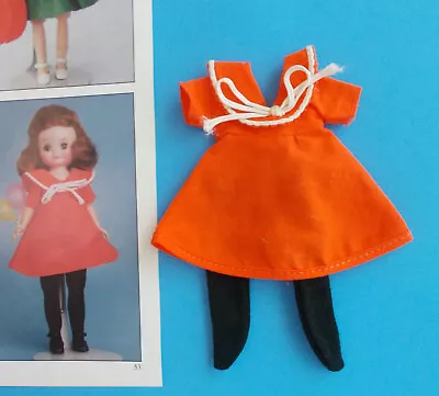 Vintage AC 8  Betsy McCall Doll  AT THE ZOO  Orange Dress & Leotards 1950s-1960s • $21.50