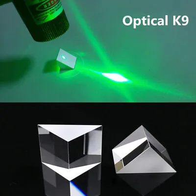 $5.48 • Buy Optical Triangular Glass Right Angle Prism Optics Light Science Survey 90 Decors