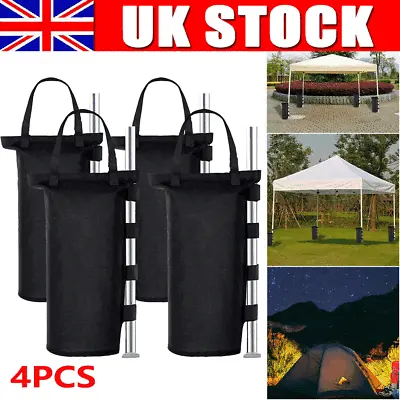 4pcs Foot Leg Pole Sandbag Gazebo Large Weights Marquee Market Stall Sand Bags • £13.90