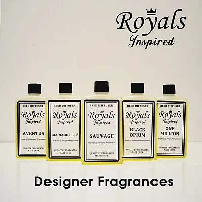 £4.99 • Buy Royals INSPIRED Reed Diffuser Oil 100ml Refill Perfume Fragrance Room Scent Home