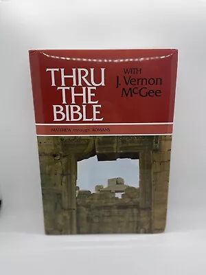 Thru The Bible Vol. 4: Matthew-Romans By McGee J. Vernon HC DJ New Free Ship • $32.92