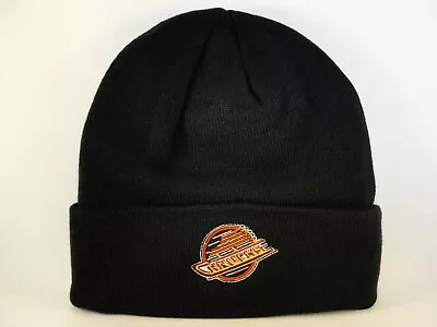 Vancouver Canucks NHL Zephyr Throwback Cuffed Knit Hat Black • $17.99