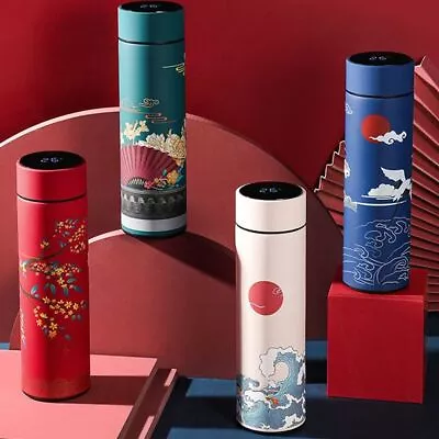 $21.46 • Buy Retro Stainless Steel Water Bottle Double Wall Insulated Drink Cup Flask Thermos