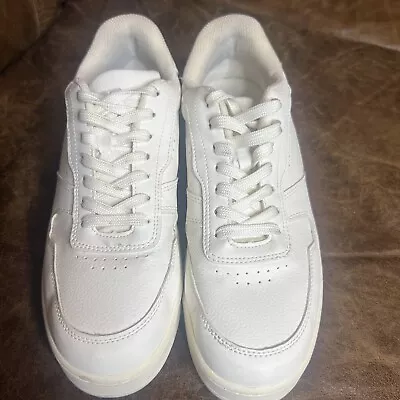 Zara Men's Retro Sneakers Size US 8 EU 41 Leather  Bone White • $25