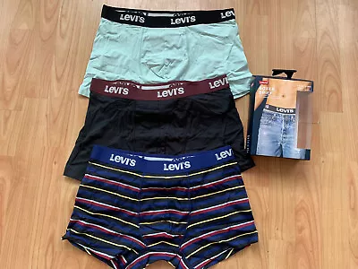 New LEVIS Men’s 3 Pack Of Boxer Shorts • £17.99