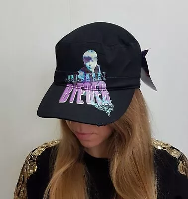 New Claire's Women's Girls Hat Justin Bieber Black Baker Boy Style One Size • $27.14
