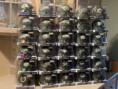 $40 • Buy 2022 Salute To Service NFL Riddell Speed Mini Helmet / You Choose Team