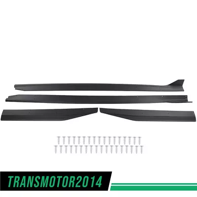 Side Skirt Extension Splitter Fit For 15-22 Ford Mustang W/ Winglet GT500 Style • $81.79