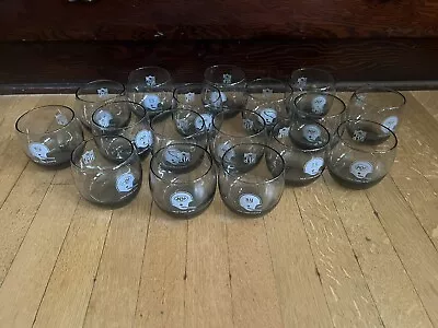 Lot Of 17 Vintage 1970's Smoked Glass NFL Tumbler • $15