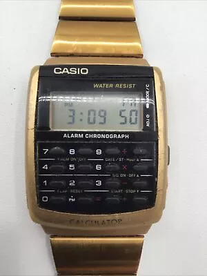 Vintage Casio CA-506 Calculator Watch Works - The Original Smart Watch • $11.50