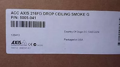 Axis 5005-031 Axis 216FD Drop Ceiling Mount - Smoke • $37