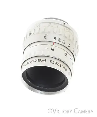 Rare Packard Bell Television Lens 25mm F1.9 C Mount Cine Lens • $35.31