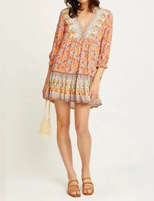 $100 • Buy Arnhem Tunic Dress Bijoux Coral Size 12 New Without Tags