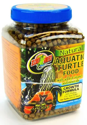 Zoo Med Natural Aquatic Turtle Food Growth Formula • $5.39