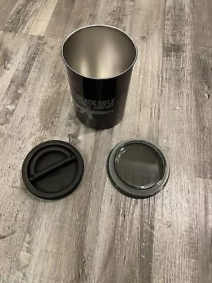 Black Rifle Airscape Stainless Steel Coffee Vacuum Storage Container 60oz • $9.99