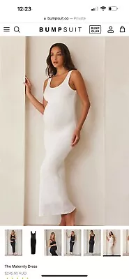 Bumpsuit Ladies White The Maternity Dress • $30