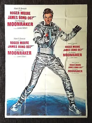 MOONRAKER ✯ CineMasterpieces RARE JAMES BOND 007 SPAIN SPANISH MOVIE POSTER ✯ • $995