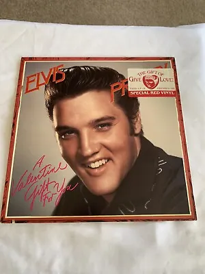 Elvis Presley A Valentine Gift For You LP 1985 Red Vinyl • $12