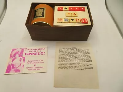 Vintage Crisloid Game Box #337 Complete 1950's CARDBOARD  Case • $29.99