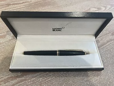 Montblanc Generation Rollerball Black Gold-Coated Pen W/ Box • $124.95