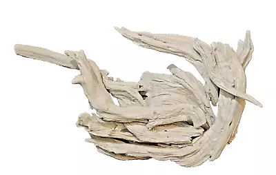 Vintage Mid Century Modern Driftwood Sculpture White Painted 1960s • $100