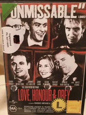 Love Honour And Obey  (DVD 2000) - VGC - Region 4 • $6.55