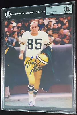 Max McGee  1st TD In Super Bowl History  Signed Autographed Photo BECKETT BAS • $149.99